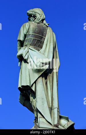 Monument à Vercingetorix, chef de la tribu gauloise des Arverni qui a uni les Gaulois contre Jules César à Alise-Sainte-Reine, France Banque D'Images