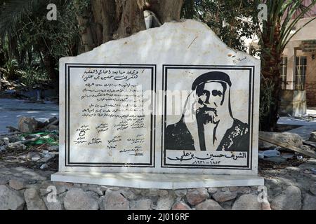 Monument Al Sharif Hussein Bin Ali à Aqaba Banque D'Images