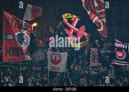 Alessandria, Italie. 15th mars 2022. Série BKT.Alessandria-Monza.Monza fans (image de crédit : © Andrea Amato/Pacific Press via ZUMA Press Wire) Banque D'Images