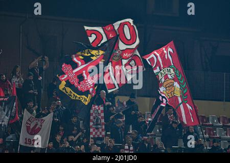 Alessandria, Italie. 15th mars 2022. Série BKT.Alessandria-Monza.Monza fans (image de crédit : © Andrea Amato/Pacific Press via ZUMA Press Wire) Banque D'Images