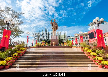 Tôt le matin au parc du quai de Ninh Kieu à CAN Tho Banque D'Images