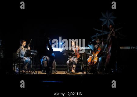 13 mars 2022, Milano, Provincia di Milano, Italie: Casino Royale concert en direct pour la tournée Road to Polaris. (Credit image: © Andrea Ripamonti/Pacific Press via ZUMA Press Wire) Banque D'Images