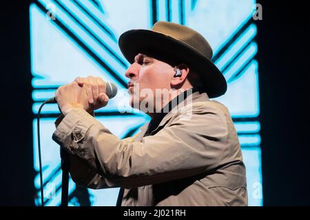 13 mars 2022, Milano, Provincia di Milano, Italie: Casino Royale concert en direct pour la tournée Road to Polaris. (Credit image: © Andrea Ripamonti/Pacific Press via ZUMA Press Wire) Banque D'Images