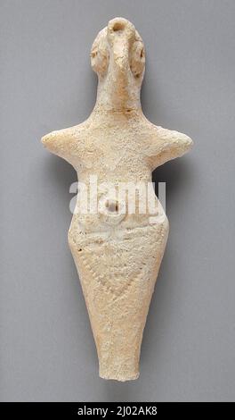 Figurine femelle. Anatolie, Syro-Hittite, 3000-2000 av. J.-C. Sculpture. Terre cuite Banque D'Images