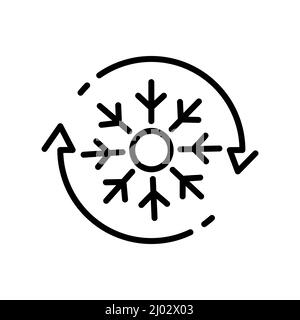 Icône vectorielle abstraite sur le blanc, Illustration isolée pour la conception graphique et web.Symbole plat simple. Illustration de Vecteur