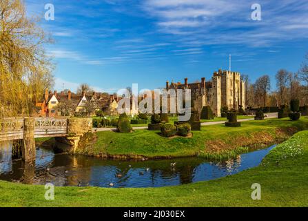 Hever Castle, dans le Kent. Banque D'Images