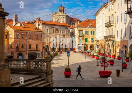 Piazza Maggiore, Mondovi, Cuneo, Piémont, Italie, Europe Banque D'Images