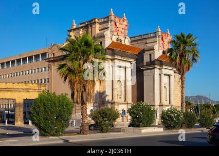 La Porta Felice, Palermo, Sicily, Italy, Europe Banque D'Images