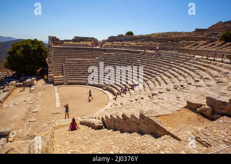 Zone archéologique de Segesta, Calatafimi, Trapani, Sicile, Italie, Europe Banque D'Images