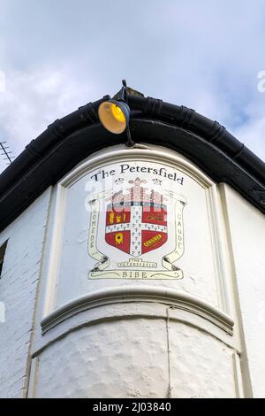 Extérieur du pub Petersfield à Cambridge, Cambridgeshire, Royaume-Uni Banque D'Images