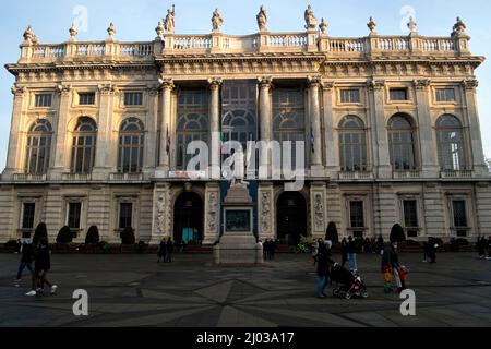 Palais Madama, Turin, Piémont, Italie, Europe Banque D'Images