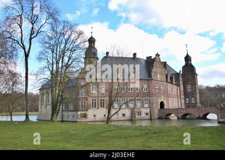 Belle photo du château de Darfeld à Darfeld, Rhénanie-du-Nord-Westphalie, Allemagne Banque D'Images