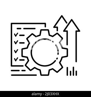 Icône vectorielle abstraite sur le blanc, Illustration isolée pour la conception graphique et web.Symbole plat simple. Illustration de Vecteur