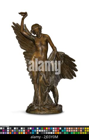 Hebe et l'Aigle de Jupiter. François rude (France, 1784-1855). France, vers 1853-1855. Sculpture. Bronze Banque D'Images