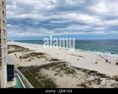 Gulf Shores, Alabama à Spring Break Banque D'Images