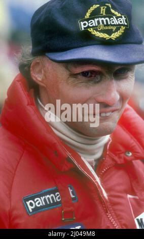 Pilote Niki Lauda F1 1982 Banque D'Images