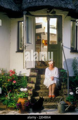 Beryl Reid actrice 1984 Banque D'Images