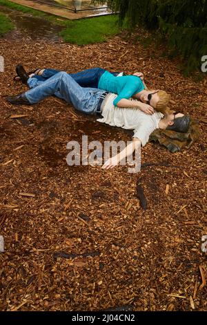 Grounds for Sculpture est un musée, un jardin de sculptures et un arboretum situés à Hamilton, NJ USA. Banque D'Images