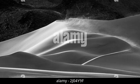 Ibex Dunes dans le parc national de la Vallée de la mort, Californie, États-Unis. Banque D'Images