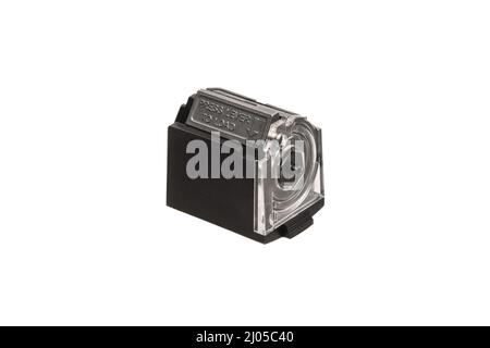 .22wmr magazine de fusil isolé sur fond blanc Banque D'Images