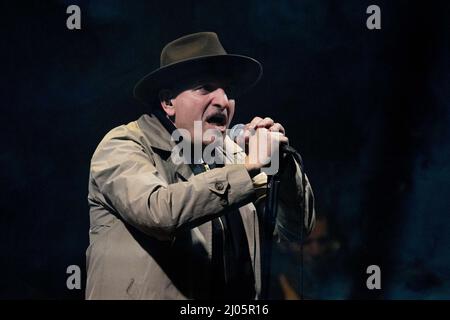 13 mars 2022, Milano, Provincia di Milano, Italie: Casino Royale concert en direct pour la tournée Road to Polaris. (Credit image: © Andrea Ripamonti/Pacific Press via ZUMA Press Wire) Banque D'Images