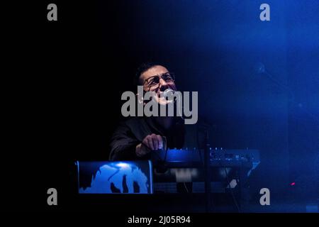 13 mars 2022, Milano, Provincia di Milano, Italie: Casino Royale concert en direct pour la tournée Road to Polaris. (Credit image: © Andrea Ripamonti/Pacific Press via ZUMA Press Wire) Banque D'Images