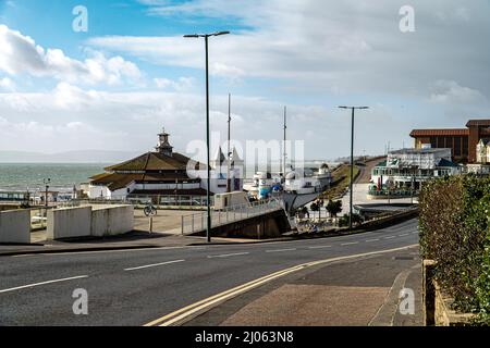 Front de mer de Bournemouth Banque D'Images