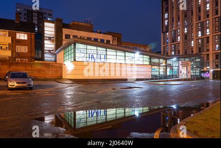 John Moores University School of Sports and Exercise Science Building Fontenoy St, Liverpool. Photo prise en mars 2022. Banque D'Images