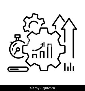 Icône vectorielle abstraite sur le blanc, Illustration isolée pour la conception graphique et web.Symbole plat simple. Illustration de Vecteur