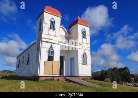 Le temple historique de Ratana à Raetihi, en Nouvelle-Zélande, Ratana est un mouvement religieux et politique maori Banque D'Images