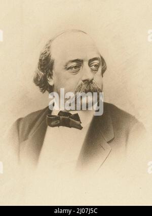 Portrait de Gustave Flaubert (1821-1880). Musée : COLLECTION PRIVÉE. Auteur: Gaspard-Félix Nadar. Banque D'Images