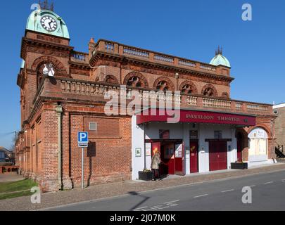 Bâtiment historique du Pavilion Theatre construit en 1898, Gorleston, Norfolk, Angleterre, Royaume-Uni Banque D'Images