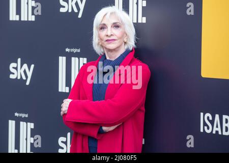 Rome, Italie. 16th mars 2022. Anna Bonaiuto participe à la séance photo de la série télévisée 'il Re' à Rome (photo de Matteo Nardone/Pacific Press/Sipa USA) crédit: SIPA USA/Alay Live News Banque D'Images