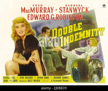 BARBARA STANWYCK en DOUBLE INDEMNITÉ (1944), dirigée par BILLY WILDER. Crédit : PHOTOS / Album PARAMOUNT Banque D'Images