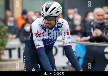 Rivoli, Magenta, Italie, 16 mars 2022, Mattia Cattaneo (Quick-Step Alpha Vinyl Team) lors de l'édition 103th de Milano-Torino - Street Cyclisme Banque D'Images