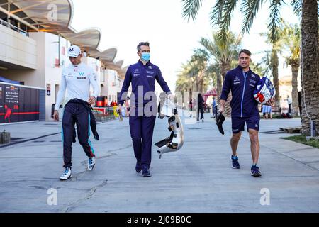 Sakhir, Bahreïn. 17th mars 2022. Au cours de la Formule 1 Gulf Air Bahreïn Grand Prix 2022, 1st tour du Championnat du monde de Formule 1 de la FIA 2022, sur le circuit international de Bahreïn, du 18 au 20 mars 2022 à Sakhir, Bahreïn - photo: Florent Gooden/DPPI/LiveMedia crédit: Independent photo Agency/Alay Live News Banque D'Images