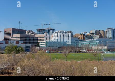 Crystal City Skyline, Arlington, va, États-Unis Banque D'Images