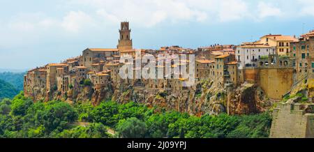 Pitigliano, province de Grosseto, région Toscane, Italie Banque D'Images