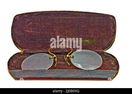 Pince vintage nez Banque D'Images