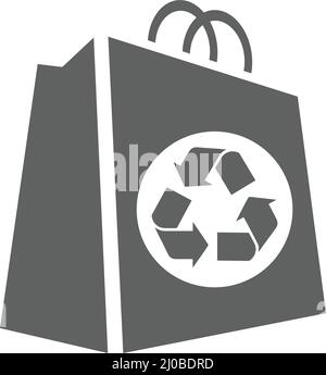 Icône de recyclage du sac - utilisation parfaite pour les supports d'impression, le Web, les images de stock, l'utilisation commerciale ou tout type de projet de conception. Illustration de Vecteur