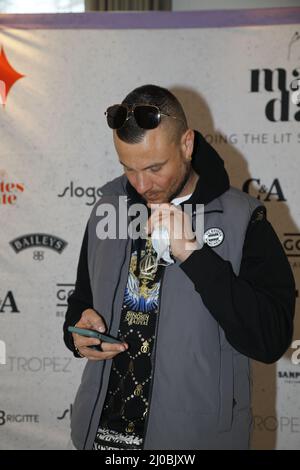 Eric Sindermann beim Mates Date Influencer Event während der Mercedes-Benz Fashion week Berlin März 2022 in der Berliner Freiheit.Berlin,15.03.2022 Banque D'Images