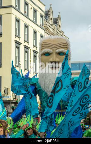 Dublin, Irlande, 17th mars 2022. Paddys Day et belle parade à Dublin, Irlande. Credit: Fabrice Jolivet/Alamy Live News Banque D'Images