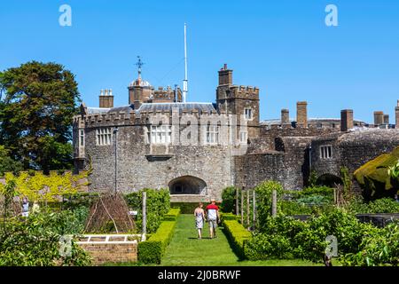 Angleterre, Kent, Walmer, château de Walmer, le jardin de la cuisine Banque D'Images