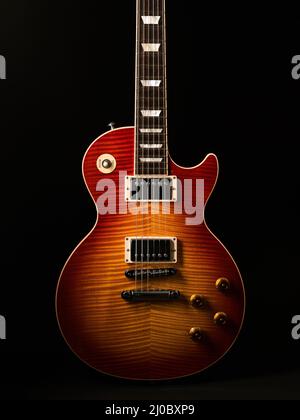 Gibson les Paul en éclat de cerise Banque D'Images