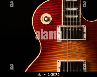 Gibson les Paul en éclat de cerise Banque D'Images