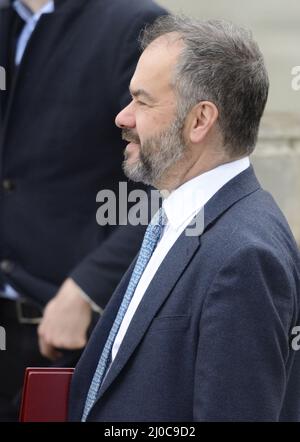 Paul Scully député (con: Sutton and Cheam) sous-secrétaire parlementaire (Ministère des affaires, de l'énergie et de la Stratégie industrielle) et ministre d'État Banque D'Images