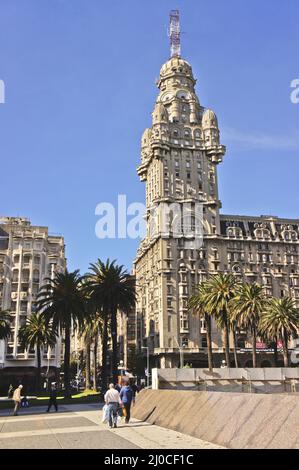 Palacio Salvo, Montevideo, Uruguay Banque D'Images