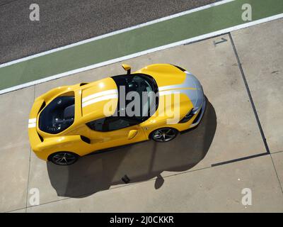 Ferrari 296 GTB avec pack Asseto Fiorano Banque D'Images