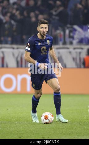 Lyon, France. 17th mars 2022. Marko Grujic de Porto lors de l'UEFA Europa League, Round de 16, match de football à 2nd jambes entre l'Olympique Lyonnais (Lyon, OL) et le FC Porto le 17 mars 2022 au stade Groupama de Decines-Charpieu près de Lyon, France - photo: Jean Catuffe/DPPI/LiveMedia crédit: Independent photo Agency/Alay Live News Banque D'Images