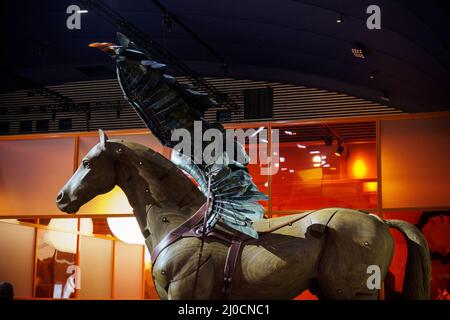 Paris, France. 18th mars 2022. Illustration pendant le Sont-Hermès 2022, Equestrian FEI événement le 18 mars 2022 au Grand-palais éphémère à Paris, France - photo Christophe Bricot / DPPI crédit: DPPI Media/Alamy Live News Banque D'Images